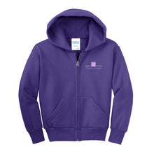 Load image into Gallery viewer, YOUTH CORE FLEECE FULL-ZIP HOODIE